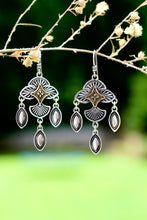 Load image into Gallery viewer, Stamped Floral Inspired earrrings