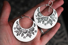 Load image into Gallery viewer, Forever Bouquet Earrings - Sterling or Brass- 2 sizes available