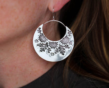 Load image into Gallery viewer, Forever Bouquet Earrings - Sterling or Brass- 2 sizes available