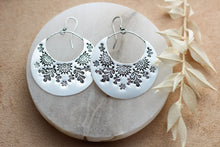 Load image into Gallery viewer, Forever Bouquet Earrings - Sterling or Brass- 2 sizes available