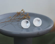 Load image into Gallery viewer, Hammered silver studs