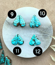 Load image into Gallery viewer, Big Mama Turquoise Fringe Earrings- Pick Your Stone only Options 9, 10, 12 available- as of 9-23-25