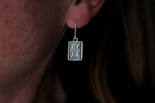 Load image into Gallery viewer, Art Deco Earrings- Sterling silver