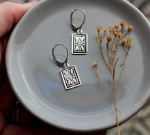 Load image into Gallery viewer, Art Deco Earrings- Sterling silver