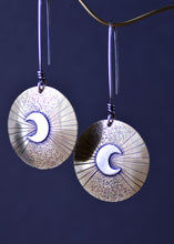 Load image into Gallery viewer, Dangle Moon Earrings