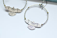 Load image into Gallery viewer, Hawk hoop earrings