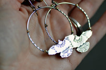 Load image into Gallery viewer, Hawk hoop earrings