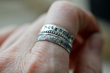Load image into Gallery viewer, Stackable name rings, name ring, personalized ring, gift for her, gift for mom, stackable rings