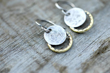 Load image into Gallery viewer, Small solar eclipse earrings