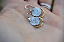 Load image into Gallery viewer, Small solar eclipse earrings