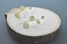 Load image into Gallery viewer, Brass dot earrings
