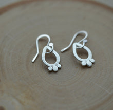 Load image into Gallery viewer, Dainty sterling silver earrings