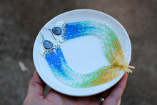 Load image into Gallery viewer, Custom Mermaid Tail Fringe Earrings