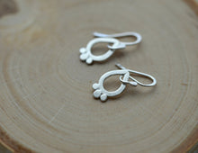 Load image into Gallery viewer, Dainty sterling silver earrings