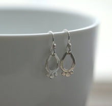 Load image into Gallery viewer, Dainty sterling silver earrings