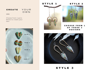 Create your own Royston Ribbon earrings