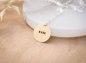 2024 Solar Eclipse necklace