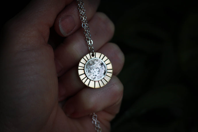 2024 Solar Eclipse necklace