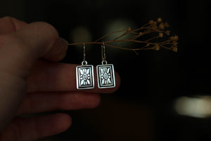 Art Deco Earrings- Sterling silver