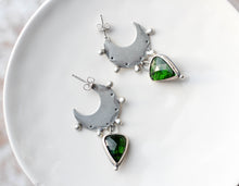 Load image into Gallery viewer, ON SALE 15% OFF - applied at chekout  Green Goddess Earrings
