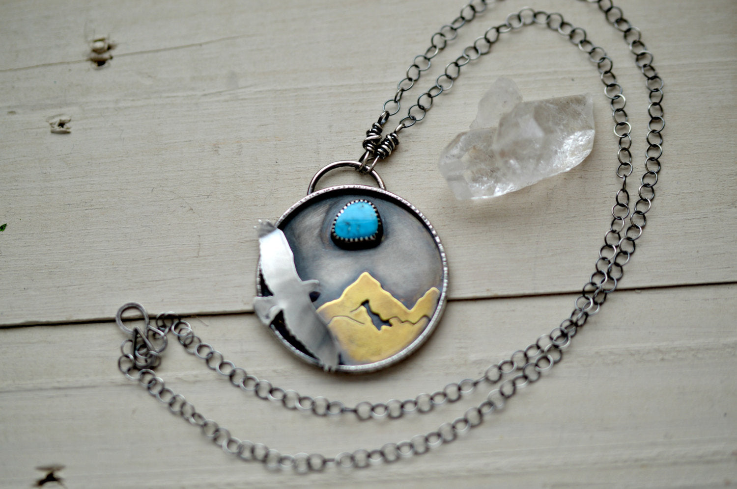 526 Moonlit Mountain Necklace – McKenzie Jewelry Arts