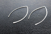 Load image into Gallery viewer, Modern Wishbone Earrings - Sterling Silver
