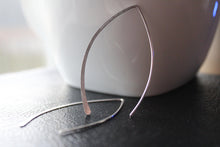 Load image into Gallery viewer, Modern Wishbone Earrings - Sterling Silver
