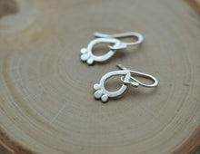 Load image into Gallery viewer, Dainty sterling silver earrings
